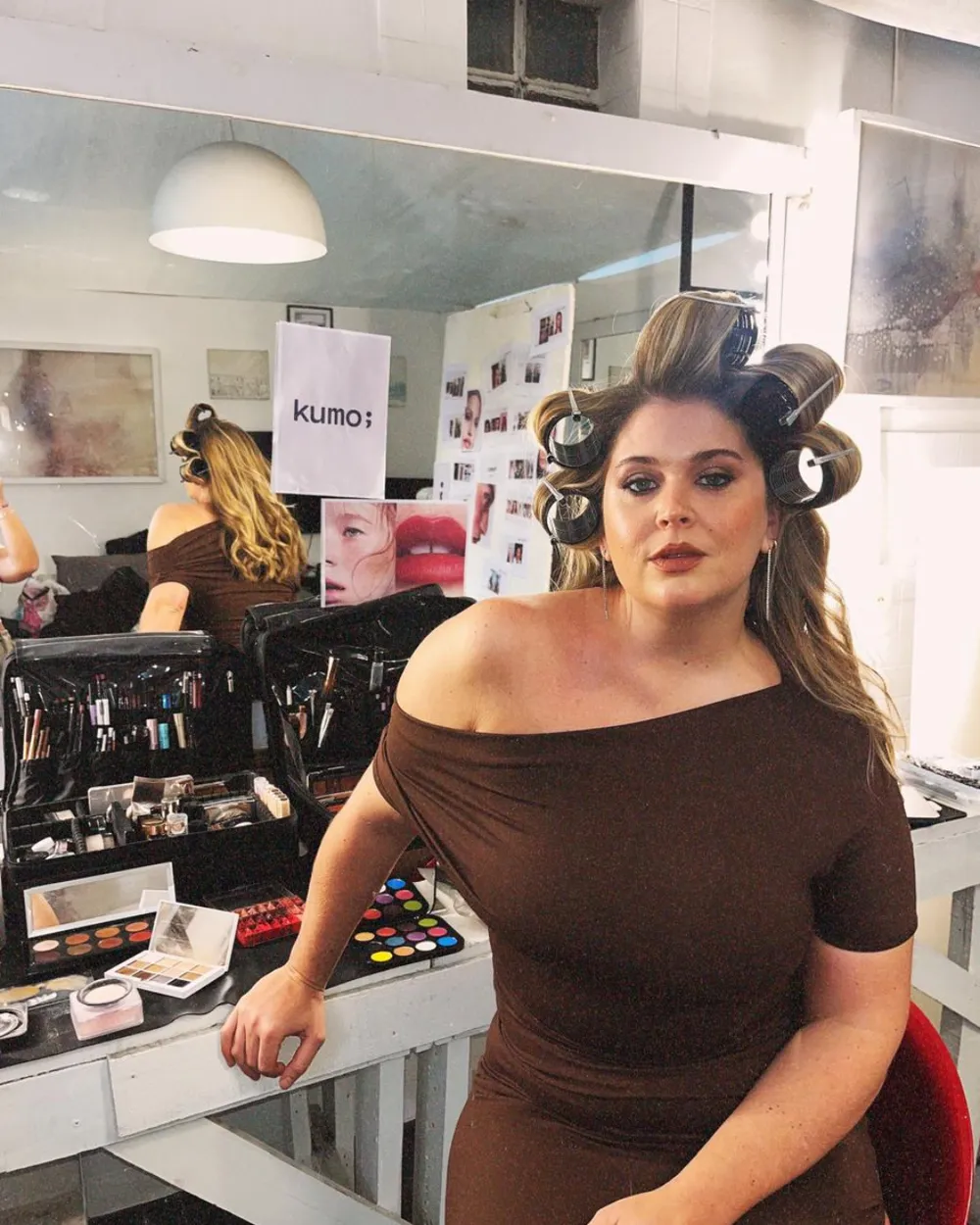 Producción de fotos y backstage de maquillaje para Kumo